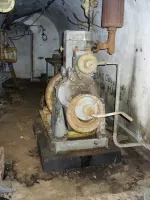 Ligne Maginot - PIC DE GARUCHE - (Observatoire d'artillerie) - Le reste du groupe électrogène à moteur Baudouin DB 1 alimentant l'ouvrage