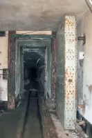 Ligne Maginot - SOETRICH - A11 - (Ouvrage d'artillerie) - La porte pare-souffle séparant les blocs avant des arrières de l'ouvrage