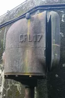 Ligne Maginot - BOIS KARRE - A12 - (Ouvrage d'infanterie) - Gros plan du projecteur blindé