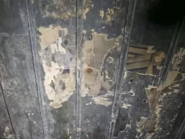 Ligne Maginot - RIPPERT - X13 (QUARTIER KARRE - II/168°RIF) - (Abri) - Les photos d'époque collées sur la porte du magasin.