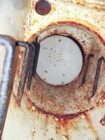 Ligne Maginot - OBERHEIDE - A14 - (Ouvrage d'infanterie) - Tourelle mitrailleuses
Accès à l'espace sous l'avant-cuirasse