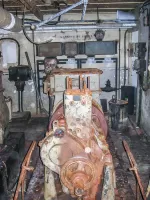 Ligne Maginot - OBERHEIDE - A14 - (Ouvrage d'infanterie) - Usine électrique 
Un des deux moteurs Baudouin