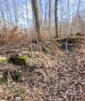 Ligne Maginot - LORENTZERWALD 4 - (Cuve pour arme d'infanterie) - Niche à munitions en premier plan et cuve à l'arrière plan