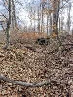 Ligne Maginot - LORENTZERWALD 5 - (Cuve pour arme d'infanterie) - Tranchée reliant les ouvrages Beausoleil