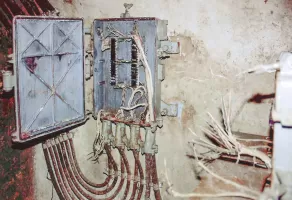 Ligne Maginot - ARRONDAZ - (Ouvrage d'infanterie) - Les restes du central téléphonique