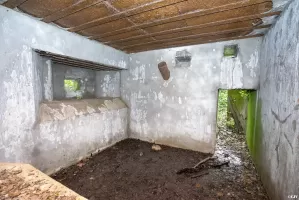 Ligne Maginot - BB129 - BRUEHL EST - (Blockhaus pour arme infanterie) - L'intérieur avec la position frontale