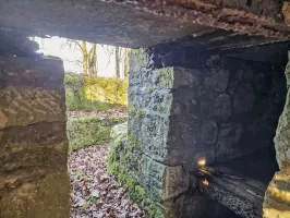 Ligne Maginot - ALTWIESERBACH 4 - (Cuve pour arme d'infanterie) - Vue de l'intérieur de l'abri