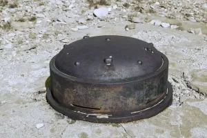 Ligne Maginot - Avant poste de la Roue - Le bloc 1
La cloche observatoire par éléments type St Jacques