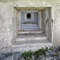 Ligne Maginot - Trémie A2R pour mitrailleuse Hotchkiss (A2R) - Trémie A2R
L'extérieur
Ouvrage du Gondran E