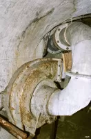 Ligne Maginot - LA ROUE - (Ouvrage d'infanterie) - Le bloc d'entrée
Le ventilateur à bras