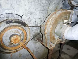 Ligne Maginot - LA ROUE - (Ouvrage d'infanterie) - La ventilation manuelle 