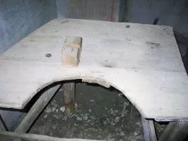 Ligne Maginot - LA ROUE - (Ouvrage d'infanterie) - Le bloc 2
Le support de la mitrailleuse
