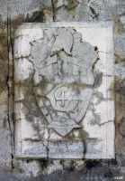 Ligne Maginot - LA ROUE - (Ouvrage d'infanterie) - Bloc 4
Issue de secours
Le cartouche avec l'insigne du 4° Génie ornant la façade