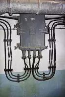 Ligne Maginot - LAVOIR - (Ouvrage d'artillerie) - Entrée des hommes
Répartiteur téléphonique