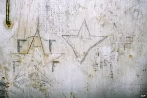 Ligne Maginot - LAVOIR - (Ouvrage d'artillerie) - Bloc 3
Graffitis des FTP (Francs Tireurs Partisan)