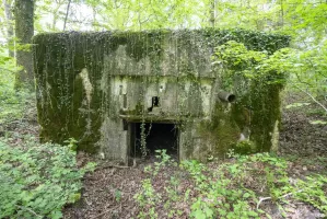 Ligne Maginot - CB440 - PIVELSACKER - (Blockhaus pour canon) - L'entrée du canon