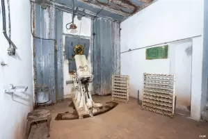 Ligne Maginot - LAVOIR - (Ouvrage d'artillerie) - Bloc 5
La chambre droite du mortier