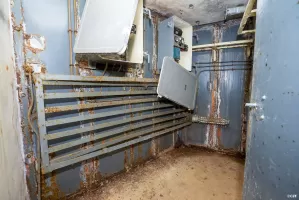 Ligne Maginot - LAVOIR - (Ouvrage d'artillerie) - Bloc 5
Chambre pour un officier près du PC 81