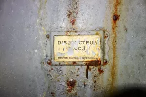 Ligne Maginot - LAVOIR - (Ouvrage d'artillerie) - L'usine électrique
Disjoncteur bloc 1