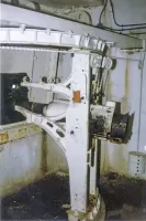 Ligne Maginot - PAS DU ROC - (Ouvrage d'artillerie) - Bloc 3
Canon de 75 mm
Noter la découpe faite au chalumeau sur le canon pour le neutraliser