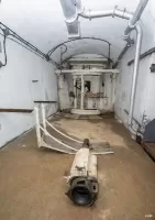 Ligne Maginot - PAS DU ROC - (Ouvrage d'artillerie) - Bloc 3
Obusier de 75 mle 31 de droite