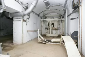 Ligne Maginot - PAS DU ROC - (Ouvrage d'artillerie) - Bloc 3
Obusier de 75 mle 31 de droite