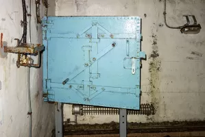 Ligne Maginot - PAS DU ROC - (Ouvrage d'artillerie) - Le coffre du PC de l'ouvrage