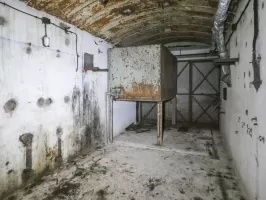 Ligne Maginot - BOIS KARRE - X12 - (Abri) - La centrale électrique vidée de ses équipements.