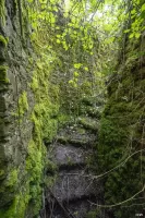 Ligne Maginot - BAN SAINT JEAN (II/160°RIF) - (PC de Quartier) - L'escalier d'accès