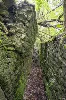 Ligne Maginot - BOIS DE MEDERCHEN (I/160° RIF) - (PC de Quartier) - Le tranchée