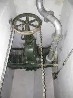 Ligne Maginot - SAINT ANTOINE - (Ouvrage d'artillerie) - Bloc EHM
Vanne air gazé sur la prise d'air générale