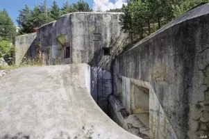 Ligne Maginot - SAINT ANTOINE - (Ouvrage d'artillerie) - Bloc 1
La chambre de tir Ouest pour mortiers de 81 