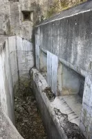 Ligne Maginot - SAINT ANTOINE - (Ouvrage d'artillerie) - Bloc 1
Créneaux de la chambre de tir Ouest pour mortiers de 81