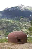 Ligne Maginot - SAINT ANTOINE - (Ouvrage d'artillerie) - Bloc 1
Cloche GFM
Au fond le Râteau d'Aussois (3128 m)