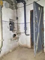 Ligne Maginot - SAINT ANTOINE - (Ouvrage d'artillerie) - Bloc 1
Etage supérieur
Caponnière FM et accès à la cloche GFM