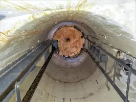 Ligne Maginot - SAINT ANTOINE - (Ouvrage d'artillerie) - Bloc 1
Etage supérieur
Cloche GFM