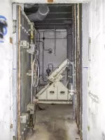 Ligne Maginot - SAINT ANTOINE - (Ouvrage d'artillerie) - Bloc 1
Etage intermédiaire
Entrée de la chambre de tir Ouest pour mortiers de 81