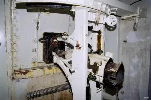 Ligne Maginot - SAINT ANTOINE - (Ouvrage d'artillerie) - Bloc 1
Etage supérieur
Obusier de 75 mle 31