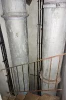 Ligne Maginot - SAINT ANTOINE - (Ouvrage d'artillerie) - Bloc 1
Gaines d'aération dans la cage d'escalier