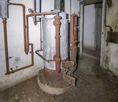 Ligne Maginot - BOIS KARRE - X12 - (Abri) - La chaudière pour le chauffage.