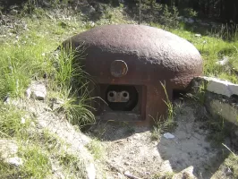 Ligne Maginot - SAINT ANTOINE - (Ouvrage d'artillerie) - Bloc 2
Cloche pour jumelage de mitrailleuses 