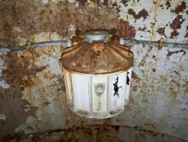 Ligne Maginot - SAINT ANTOINE - (Ouvrage d'artillerie) - Bloc 2
Cloche VDP
Rhéostat d'éclairage 