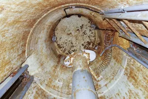 Ligne Maginot - SAINT ANTOINE - (Ouvrage d'artillerie) - Bloc 2
Seconde cloche pour jumelage de mitrailleuses