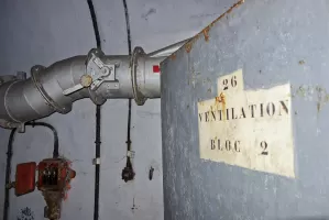 Ligne Maginot - SAINT ANTOINE - (Ouvrage d'artillerie) - Bloc 2
Locaux souterrains
Ventilation du bloc
