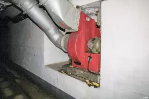 Ligne Maginot - SAINT ANTOINE - (Ouvrage d'artillerie) - Ventilateur air pur dans la galerie principale