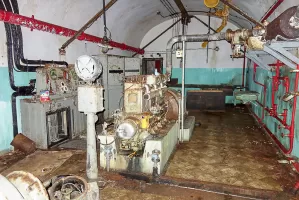 Ligne Maginot - SAINT ANTOINE - (Ouvrage d'artillerie) - L'usine électrique
Groupes électrogènes à moteur Alsthom