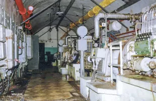 Ligne Maginot - SAINT ANTOINE - (Ouvrage d'artillerie) - L'usine électrique
Groupes électrogènes à moteur Alsthom