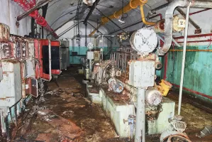 Ligne Maginot - SAINT ANTOINE - (Ouvrage d'artillerie) - L'usine électrique
Groupes électrogènes à moteur Alsthom