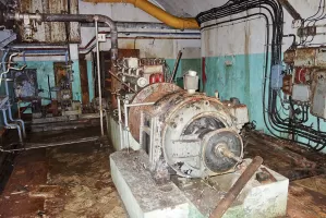 Ligne Maginot - SAINT ANTOINE - (Ouvrage d'artillerie) - L'usine électrique
Groupes électrogènes à moteur Alsthom