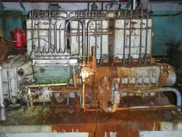 Ligne Maginot - SAINT ANTOINE - (Ouvrage d'artillerie) - L'usine électrique
Moteur Alsthom